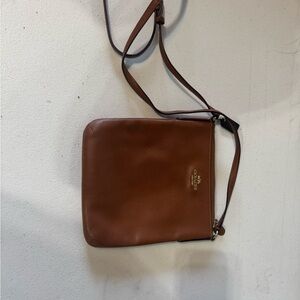 Coach Tan Leather Crossbody Bag